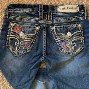 Rock Revival Raven stretchy jeans 28/30 straight